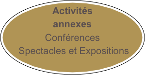 Activités annexes 
Conférences
 Spectacles et Expositions

